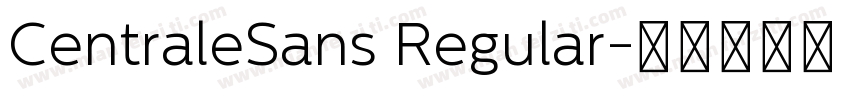 CentraleSans Regular字体转换